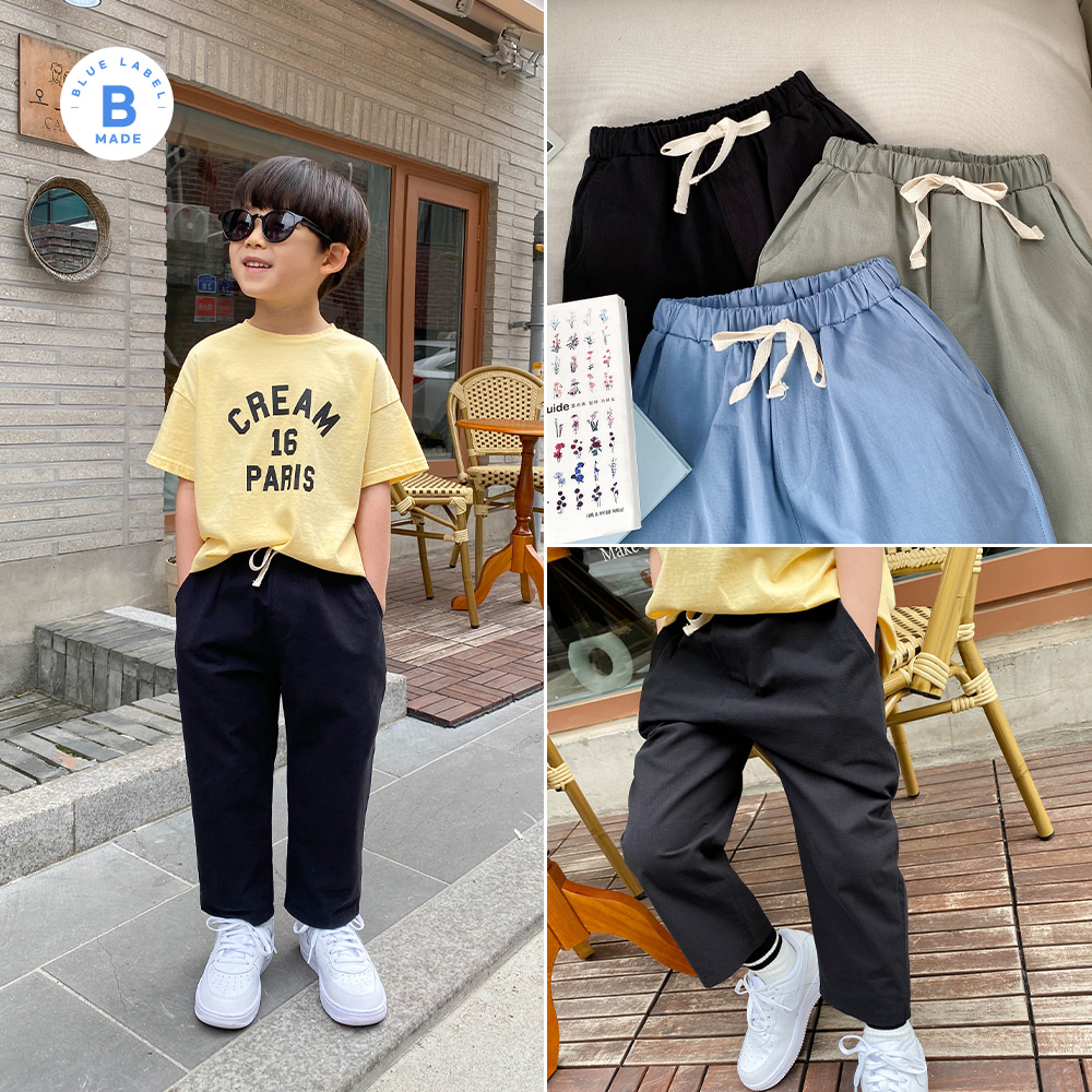 little-bro-B.라이트바스락팬츠[팬츠BDQT23]♡韓國童裝褲